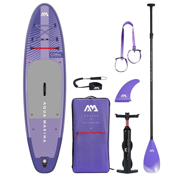 Aqua Marina Coral 10.2 SUP Komplett Set Ausblasbares Stand Up Paddle Board Night-fade 1 Aqua Marina Coral 10.2 SUP Komplett Set Ausblasbares Stand Up Paddle Board Night-fade