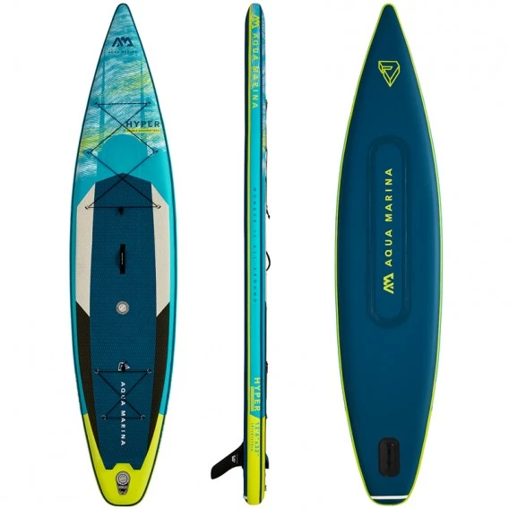 Aqua Marina Hyper 12.6 Touring Aufblasbares SUP Stand Up Paddle Board 2 Aqua Marina Hyper 12.6 Touring Aufblasbares SUP Stand Up Paddle Board – Bild 2