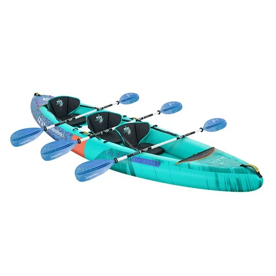 Aquatone Blast 13.6 Aufblasbares 3 Personen Kajak Set Luftboot 2 Aquatone Blast 13.6 Aufblasbares 3 Personen Kajak Set Luftboot – Bild 2