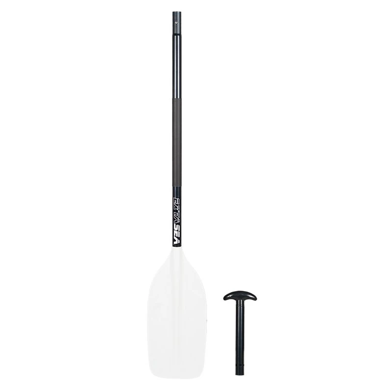 ExtaSea Allround Kanu Stechpaddel Alu 2-teilig Black And White 2 ExtaSea Allround Kanu Stechpaddel Alu 2-teilig Black And White – Bild 2