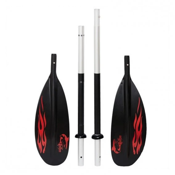 ExtaSea Alu Paddel 4-teilig Asymetrisches Doppelpaddel Alu Paddel 230cm 2 ExtaSea Alu Paddel 4-teilig Asymetrisches Doppelpaddel Alu Paddel 230cm – Bild 2