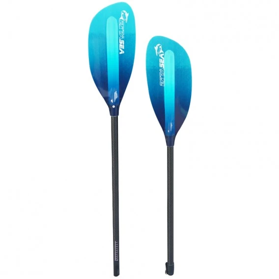 ExtaSea Pro-XL Carbon Vario Doppelpaddel | 220-240cm | 2-teilig | Blue-light Blue 4 ExtaSea Pro-XL Carbon Vario Doppelpaddel | 220-240cm | 2-teilig | Blue-light Blue – Bild 4