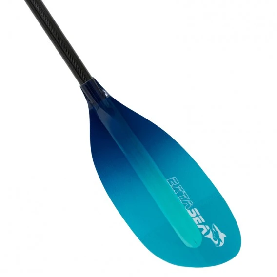 ExtaSea Pro-XL Carbon Vario Doppelpaddel | 220-240cm | 2-teilig | Blue-light Blue 5 ExtaSea Pro-XL Carbon Vario Doppelpaddel | 220-240cm | 2-teilig | Blue-light Blue – Bild 5