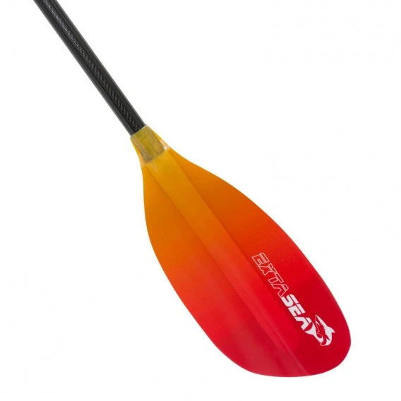 ExtaSea Pro-XL Carbon Vario Doppelpaddel | 220-240cm | 2-teilig | Red-yellow 5 ExtaSea Pro-XL Carbon Vario Doppelpaddel | 220-240cm | 2-teilig | Red-yellow – Bild 5