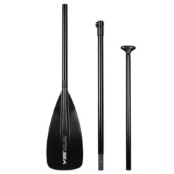 ExtaSea SUP Vario Fiberglas Paddel 3-teilig Black-grey -Paddle Discounter extasea sup vario fiberglas paddel 3 teilig black grey 2