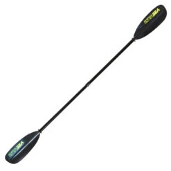 ExtaSea Tour Vario Fiberglas Doppelpaddel | 220-240cm | 4-teilig | Schwarz-lime -Paddle Discounter extasea tour vario fiberglas doppelpaddel 220 240cm 4 teilig schwarz lime 2