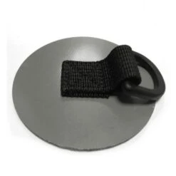 Gumotex D-Ring 80mm Beschlag Zum Aufkleben Grau