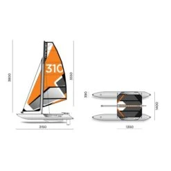 MiniCat 310 Sport Katamaran Aufblasbares Segelboot 7 MiniCat 310 Sport Katamaran Aufblasbares Segelboot -Paddle Discounter minicat 310 sport katamaran aufblasbares segelboot 3