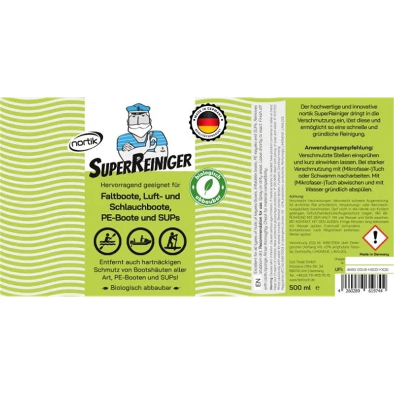 Nortik Super Reiniger 500ml Bootsreiniger Bootspflege 1 Nortik Super Reiniger 500ml Bootsreiniger Bootspflege