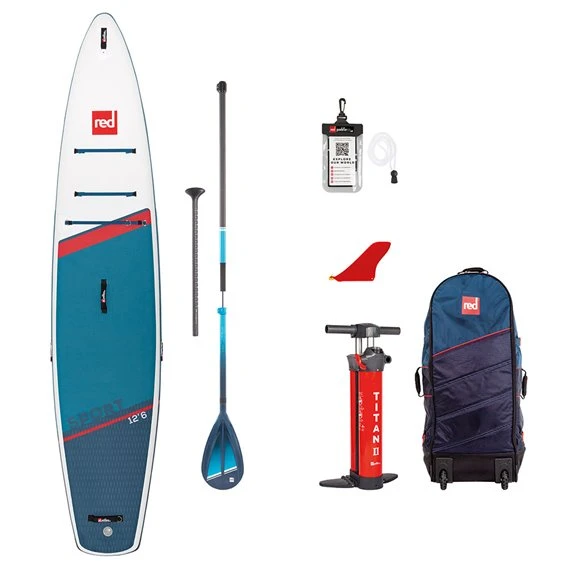 Red Paddle Sport 12.6 SUP Komplett Set Stand Up Paddle Board Mit Paddel 1 Red Paddle Sport 12.6 SUP Komplett Set Stand Up Paddle Board Mit Paddel